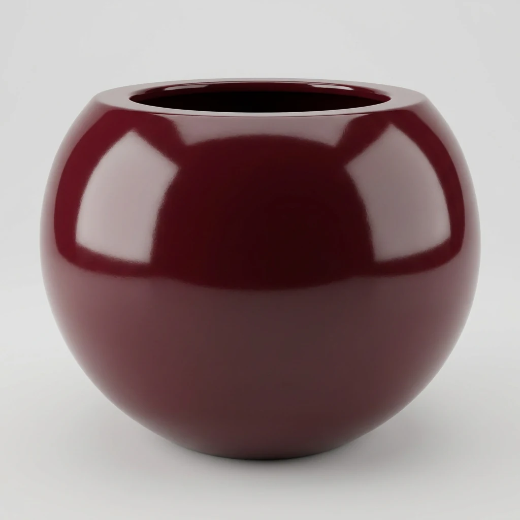 Maceta Esfera estudio